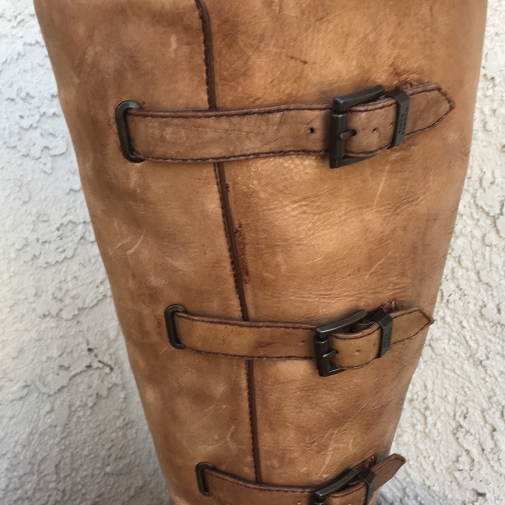 Vince Camuto Fenton Distressed Leather Boots 8.5 - Picture 14 of 16